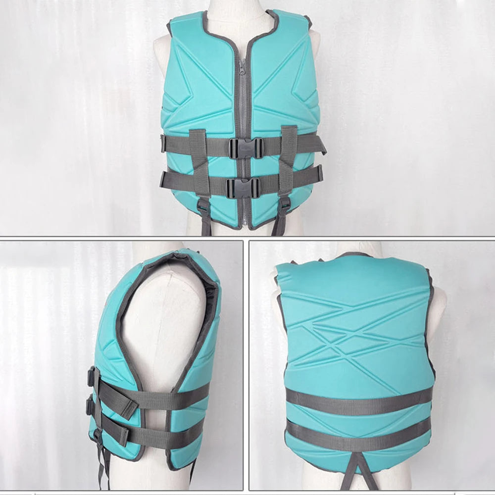 Neoprene Life Jacket Adult Kids Life Vest Water Sports Fishing Vest Kayaking Boating Swimming Surfing Drifting Safety Life Vest