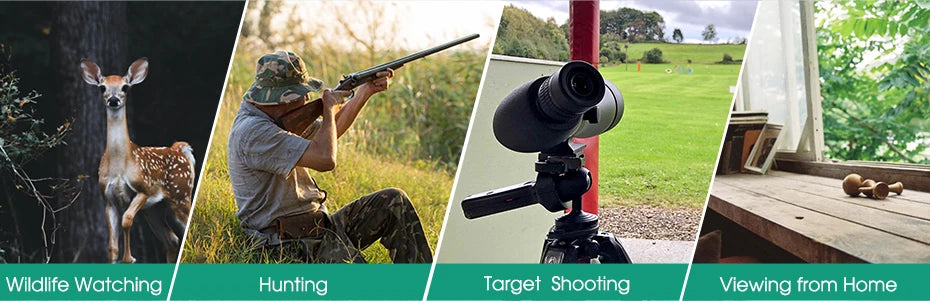 SVBONY Bird Watching Telescope SV401/SV411/SV13 20-60X80 Spotting Scope Waterproof Camping Equipment for Moon Target Shooting