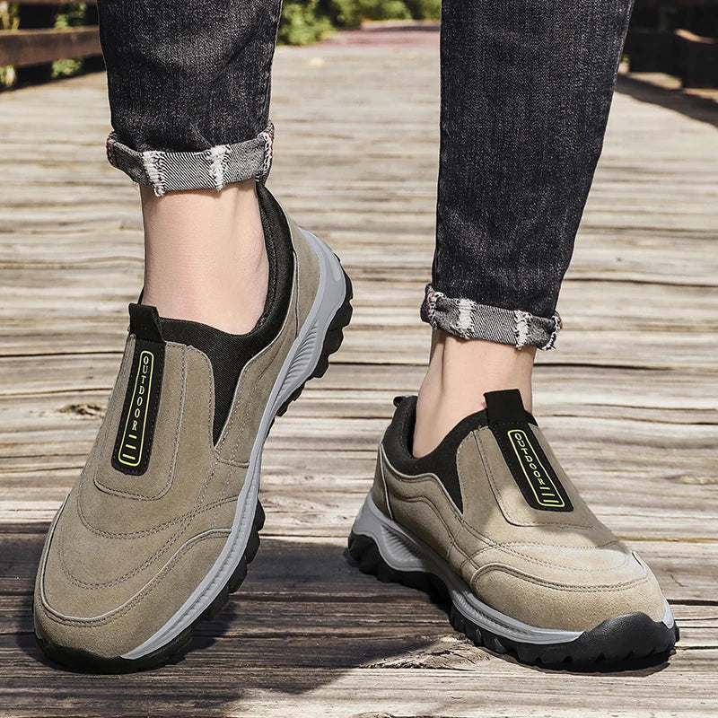 2023 New Outdoor Hiking Camping Light Running Jogging Casual Sports Men's Shoes Non-slip Loafers Hiking Shoes Large Size 39-49