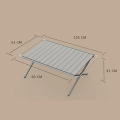 Camping Egg Roll Table Outdoor IGT Table  Spliceable Aluminum Alloy Table Folding Picnic Hiking Table Portable BBQ Table