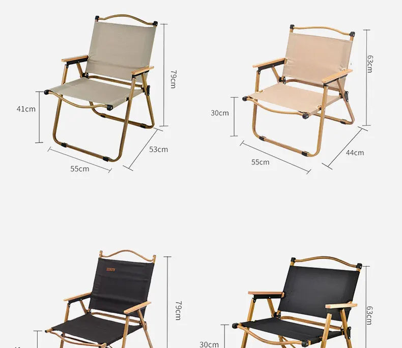 Outdoor folding chairs, portable picnic Kmit chairs, ultra light fishing camping equipment chairs, beach tables and chairs