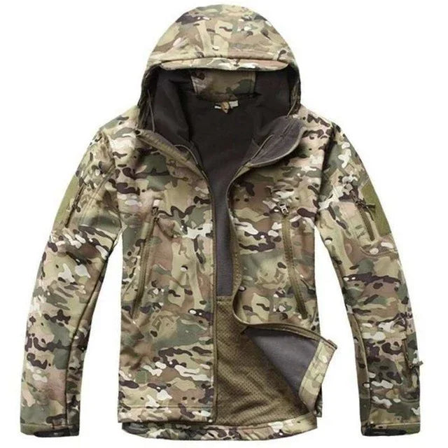 Waterproof Shark Skin Soft Shell Jacket or Pants Men Tactical Camouflage Jacket Winter Autumn Coat Clothes