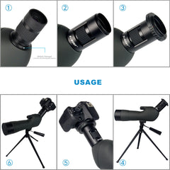 SVBONY Spotting Scope Adapter for Camera Connect to Spotting Scope Fits SV28 SV14 SV13 SV46 SV406 SV411