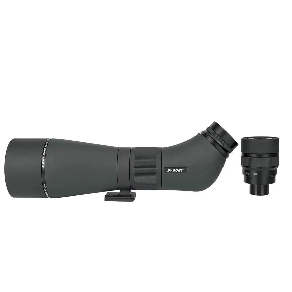 SVBONY SA405 20-60x85 HD Spotting Scope Army Green 45 Degree best for Birding and Nature Viewing