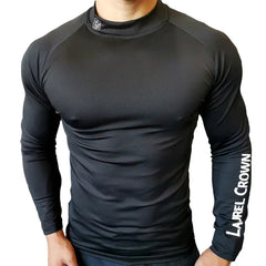 Fitness T-shirt Men Long Sleeve Training Shirts Running Compression Skinny Tops Muscle Workout Clothing