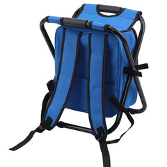 Outdoor Folding Chair Camping Fishing Chair Stool Portable Backpack Cooler Insulated Picnic Tools Bag Hiking Seat Table Bag