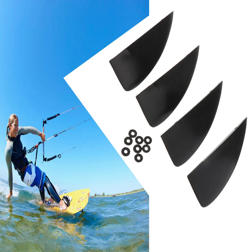 2Pcs/4Pcs Fin for Kiteboarding Fin Kitesurfing Kite Board Fly Surf Gear Fly Kite Surfing Board Fin Accessories