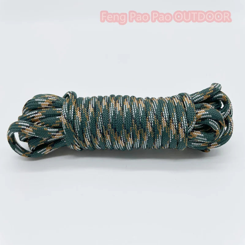 550 4mm 7 Bracket Core Parachute Rope for Survival Parachute Rope Lanyard Camping Rock Climbing Camping Rope Hiking Clothesline