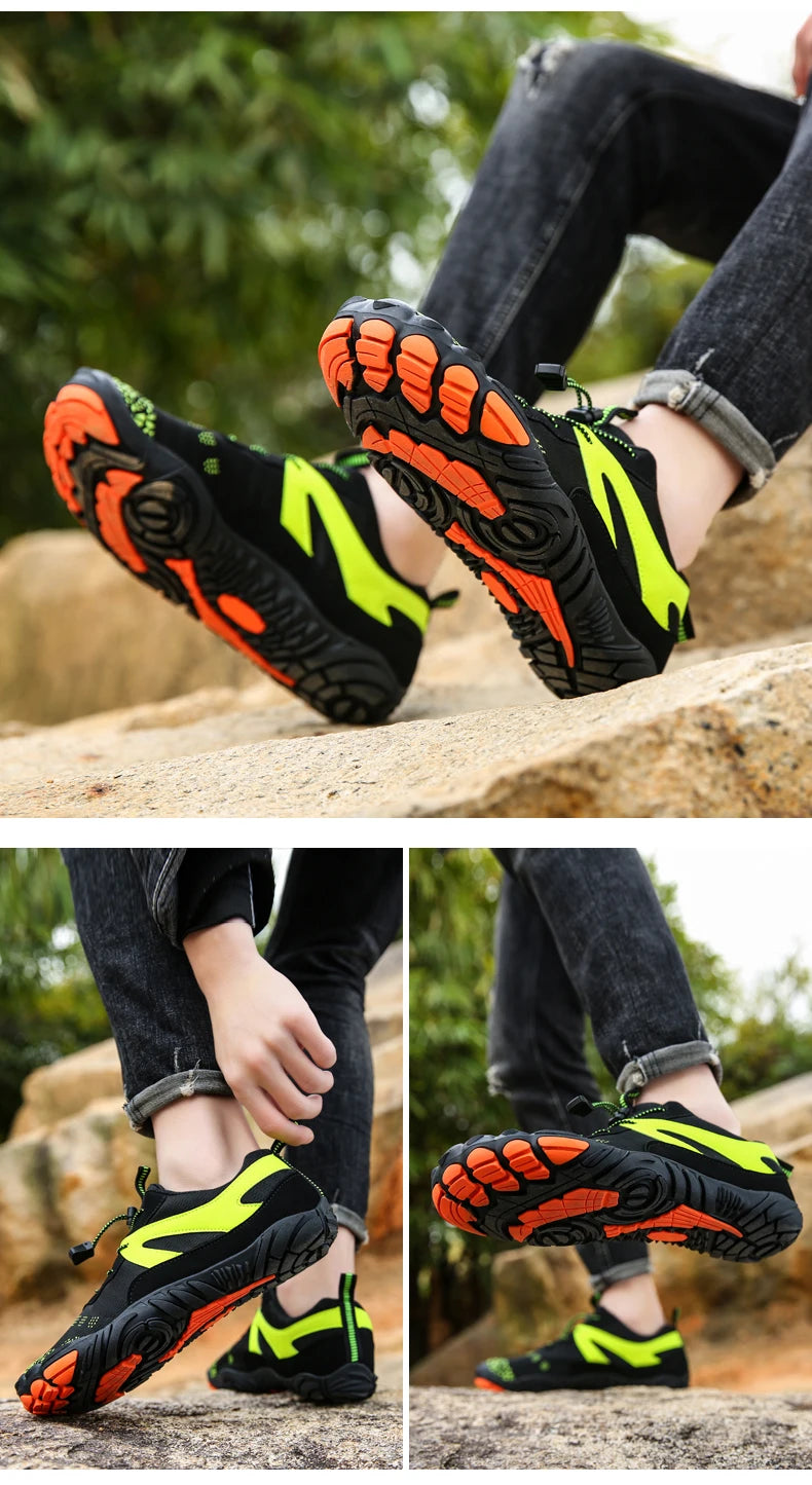 Men's And Women's Hiking Outdoor Sneakers Climbing Indoor Fitness Yoga Cycling Shoes Suitable For Home, Camping, Fishing