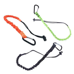 Safety Bungee Tether Tool Lanyard With Carabiner Hook Climbing Working Anti-Falling Safety Rope Aerial Work Climbing Accessories