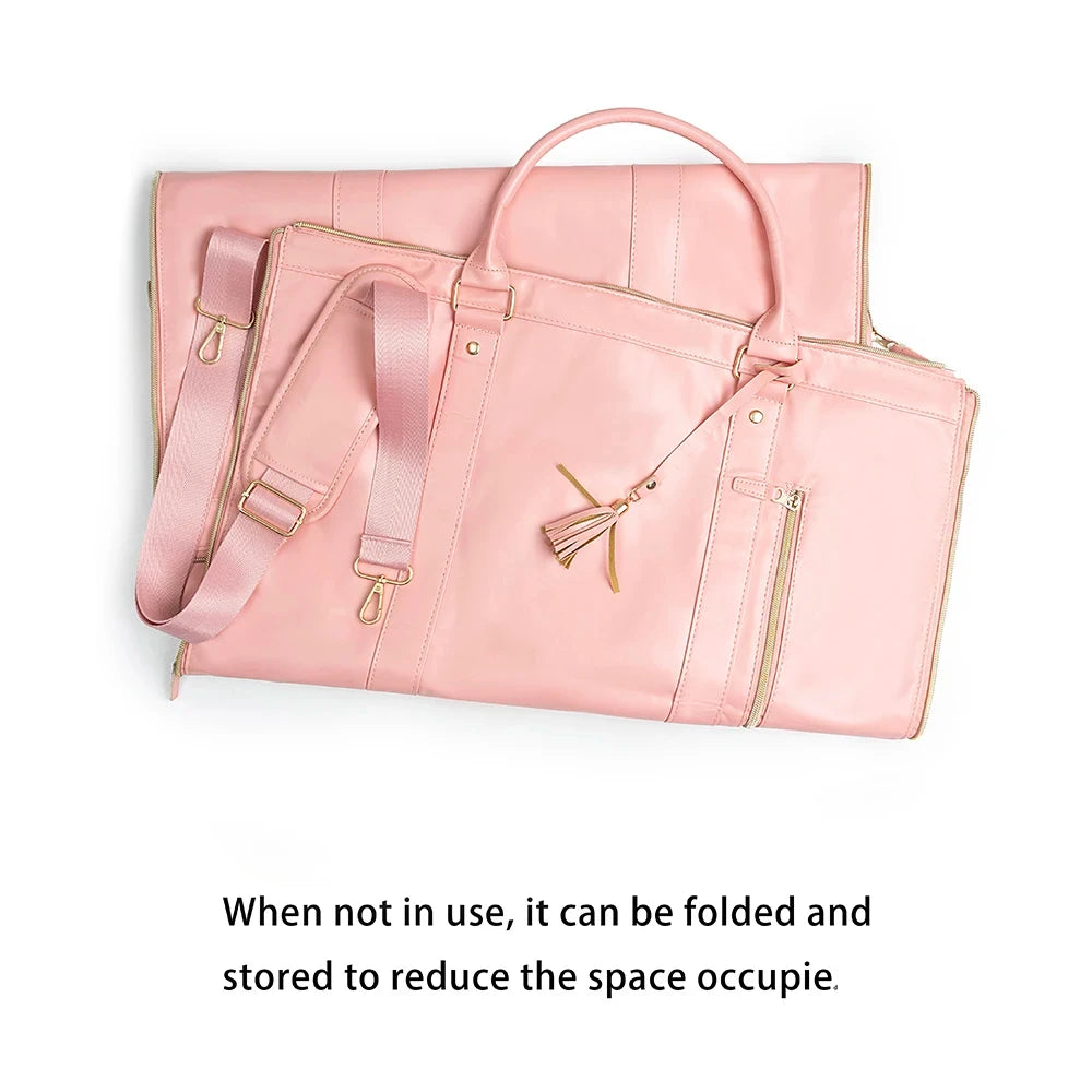 Buylor Foldable Suitbag Waterproof Clothes Totes Large Capacity Travel Duffle Bags Women's Handbag Outdoor Fitness Bags Gym Bag