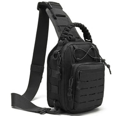 Men's Outdoor Chest Bag Military Tactical Shoulder Bag Sling Backpack 900D Oxford Mountaineering Camping Fishing Hiking Molle Mi