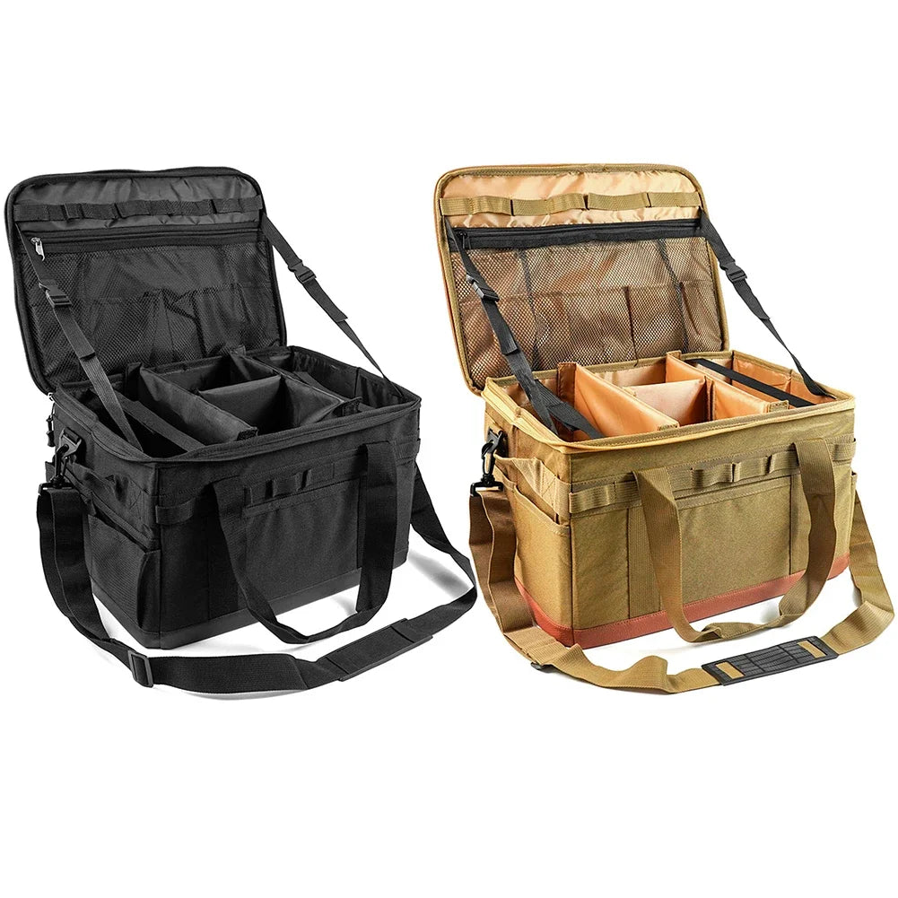 30L-45L Camping Bag Outdoor Camping Storage Picnic Sundry Bag Cookware Stove Utensils Tool Kit Storage Camping Storage Box