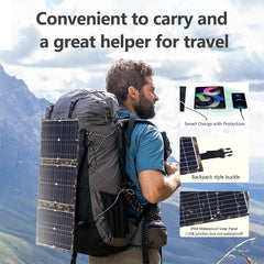 800W Solar Panel Kit Complete Camping Foldable Solar Power Station MPPT Portable Generator Charger 18V for Car Boat Caravan Camp