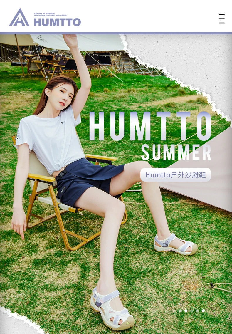 HUMTTO Summer Hiking Shoes Outdoor Sandals for Women Breathable Water Beach Womens Sandals Camping Climbing Aqua Sneaker HT-9602