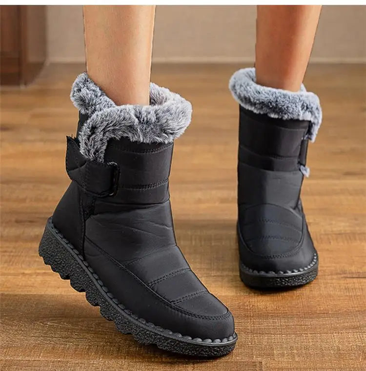 Snow Boots Women New Shoes Woman Waterproof Women Shoes Keep Warm Boots For Women Plush Fashion Botas Mujer Winter Boots