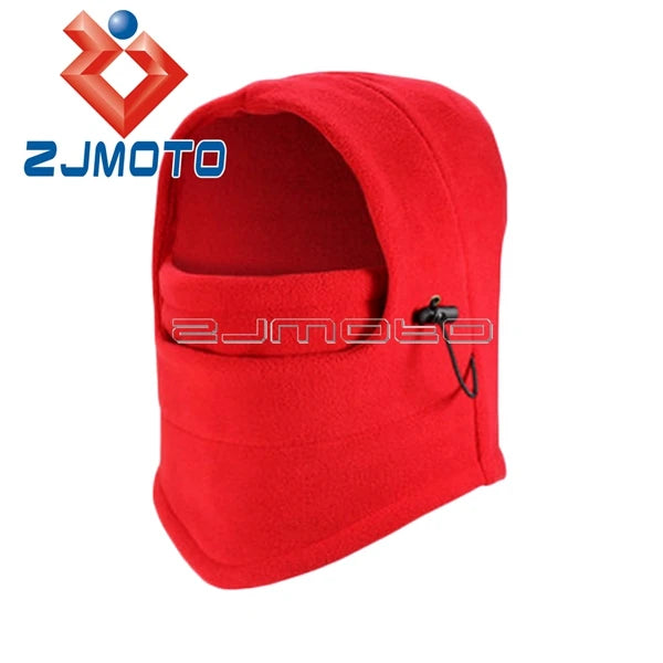 Motorcycle Cycling Fleece Balaclava Full Face Mask Neck Windproof Outdoor Ski Warm Mask Multicolor Mountaineering Helmet Hood