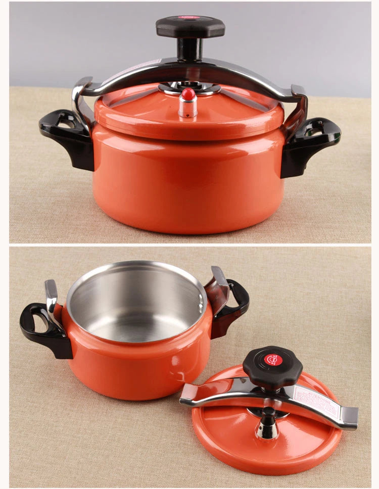 2/3L Kitchen Pressure Cooker Aluminum Soup Pot Portable Cooking Pot Outdoor Camping Cookware For Induction cooker Gas Stove