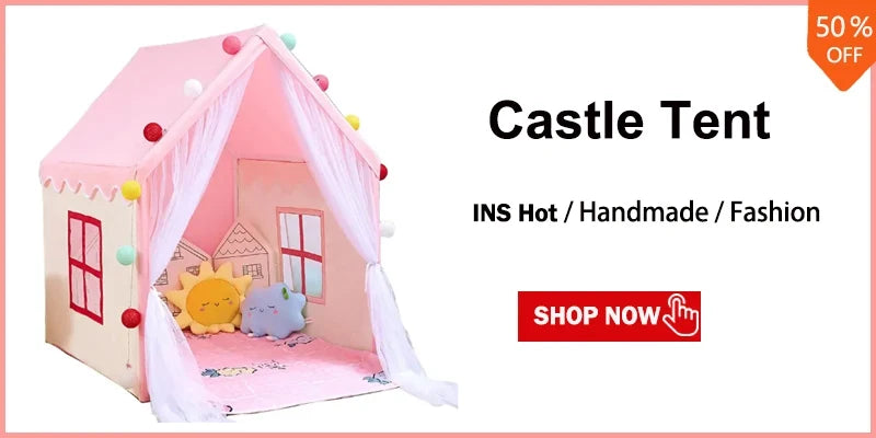 1.6M Kids Tent Play House Wigwam for Children Portable Child Tipi Tents Teepee Toddler Ball Pit Girl Castle Play Room Teepee