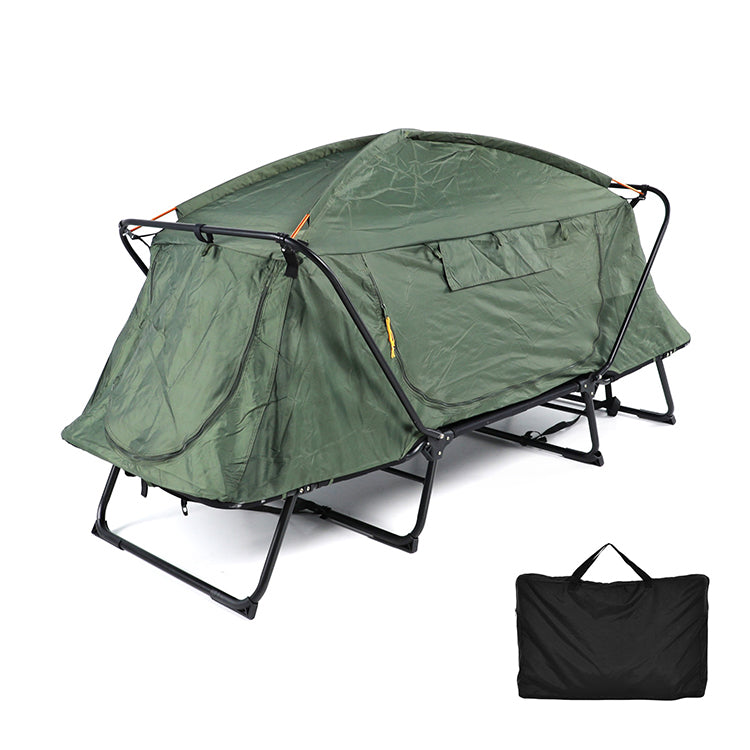 Aluminum Waterproof Privacy Bed Tent - Warm Sleeping Cot for Camping