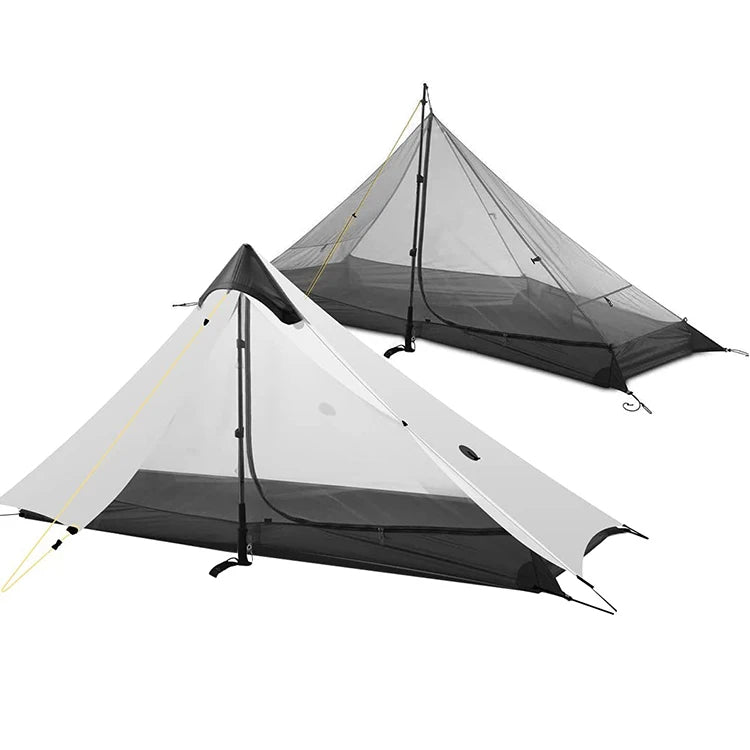 Ultralight 2-Person Pyramid Tent – Perfect for Backpacking and Beach Camping