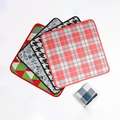 1pc Foldable Outdoor Camping Mat Seat Cushion, Printed moisture-proof travel folding pad Cushion Portable Hiking Activities Pad