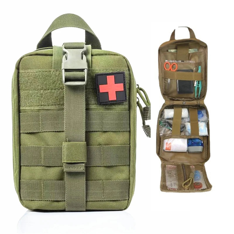 Medical Kit First Aid Pack Survival Emergency Medicine Waist Bag Molle Kit Gear Rescue Equipment Tourniquet