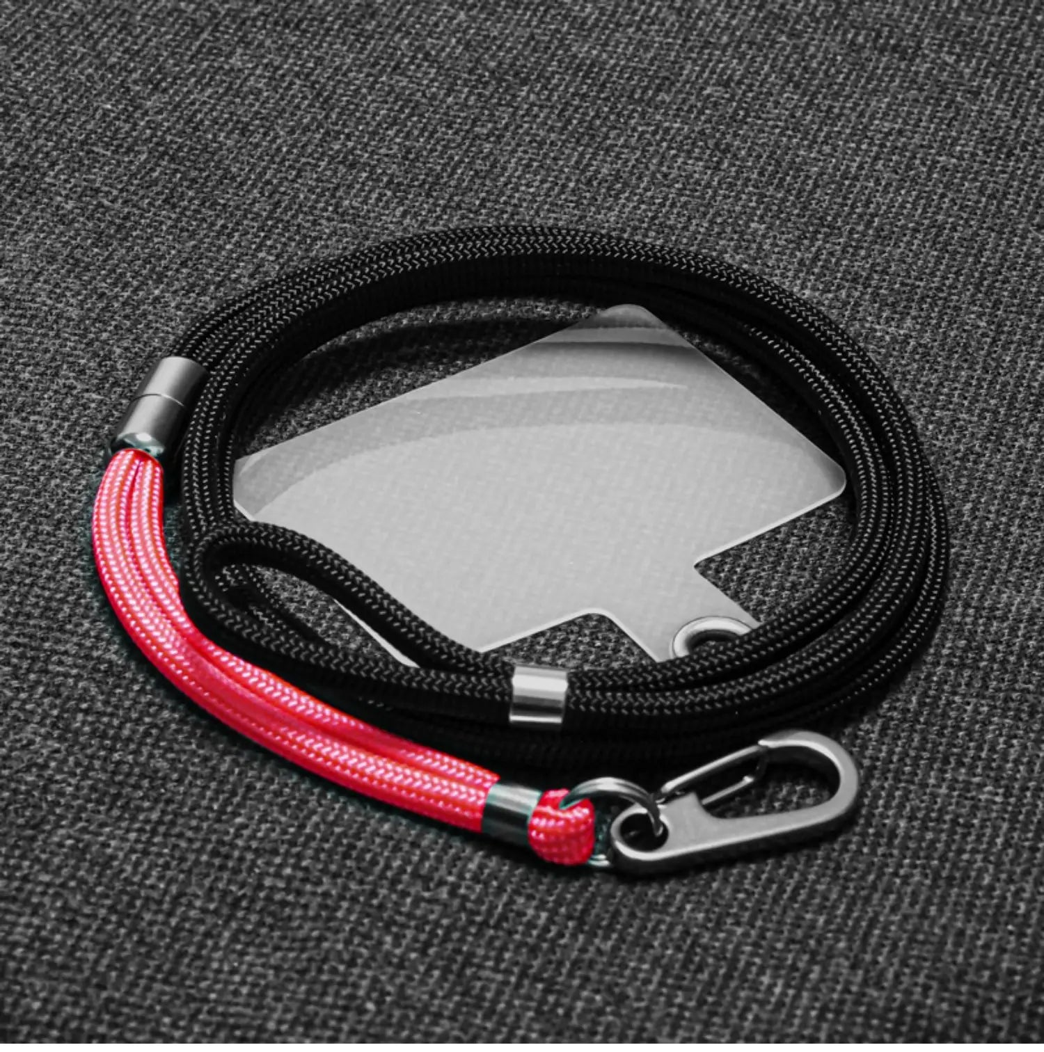 Long Hanging Neck Outdoor Nylon Climbing Rope Lanyard Bold Pendant Phone Universal with Fixed Clip Lanyard Mobile Phone Lanyard