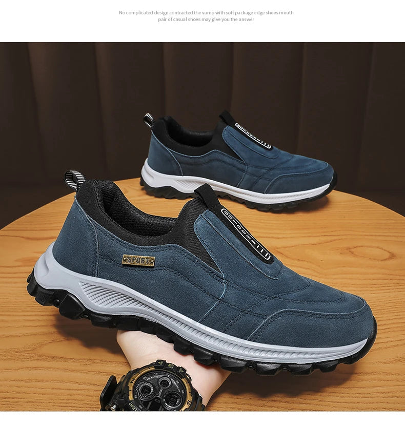 2023 New Outdoor Hiking Camping Light Running Jogging Casual Sports Men's Shoes Non-slip Loafers Hiking Shoes Large Size 39-49