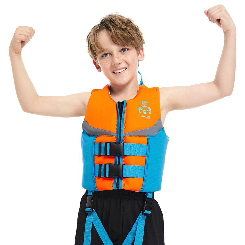 Kids Buoyancy Snorkel Vests, Life Jacket for Children, Swim Vest for Boys and Girls, Swimsuit Flotation Swimming Aid