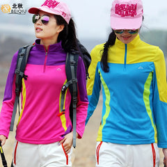 Autumn Women Spring Outdoor Camping Trekking Sport Sun Protection T Shirt Ventilation Clothes Woman Long Sleeve Female Clothing