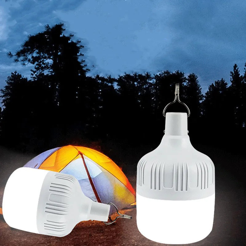 Usb Rechargeable Led Bulb Portable Camping Light Bulb Emergency Lighting Flashlight Lights Outdoor Picnics Hanging Tent Light Us