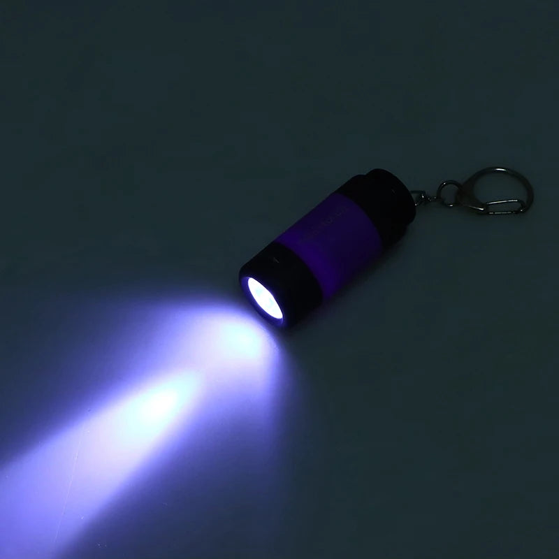 Led Mini Torchlight Portable USB Rechargeable Keychain Flashlights Waterproof Outdoor Hiking Camping Torch Lamp Lantern