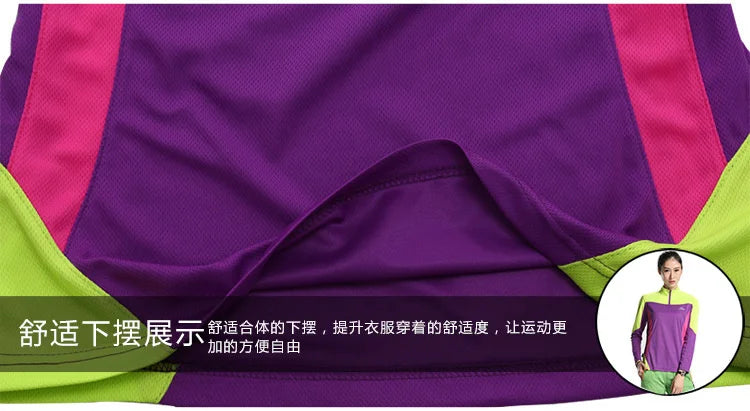 Spring Autumn Women Outdoor Camping Trekking Sport Sun Protection T Shirt Ventilation Clothes Woman Long Sleeve Female Clothing