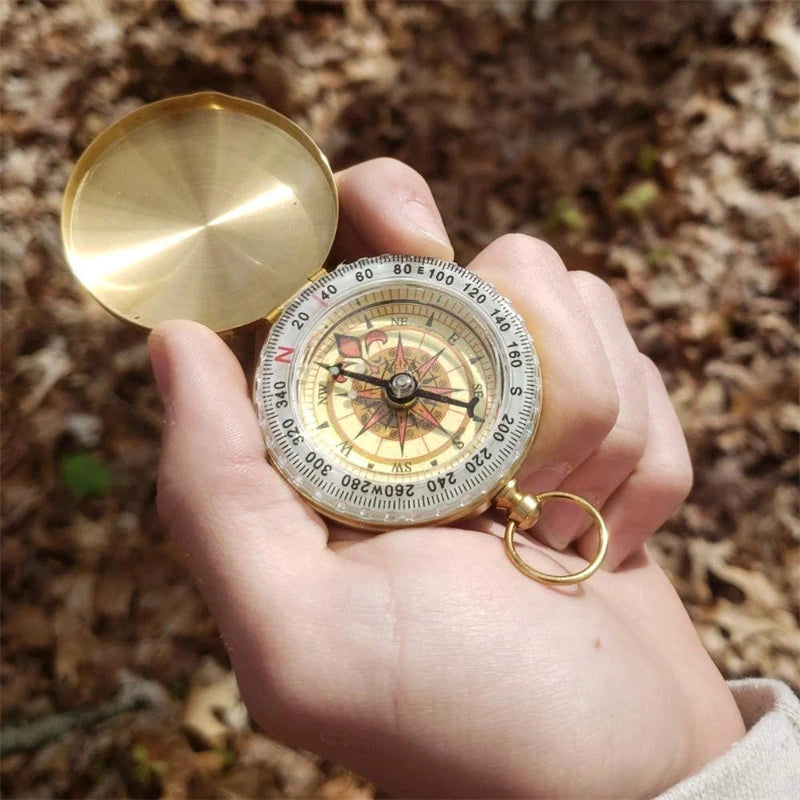 Waterproof Compass Outdoor Gadget Navigation Hiking Compass Camping Orienteering Backpacking Map Reading Compass for Scout Kids