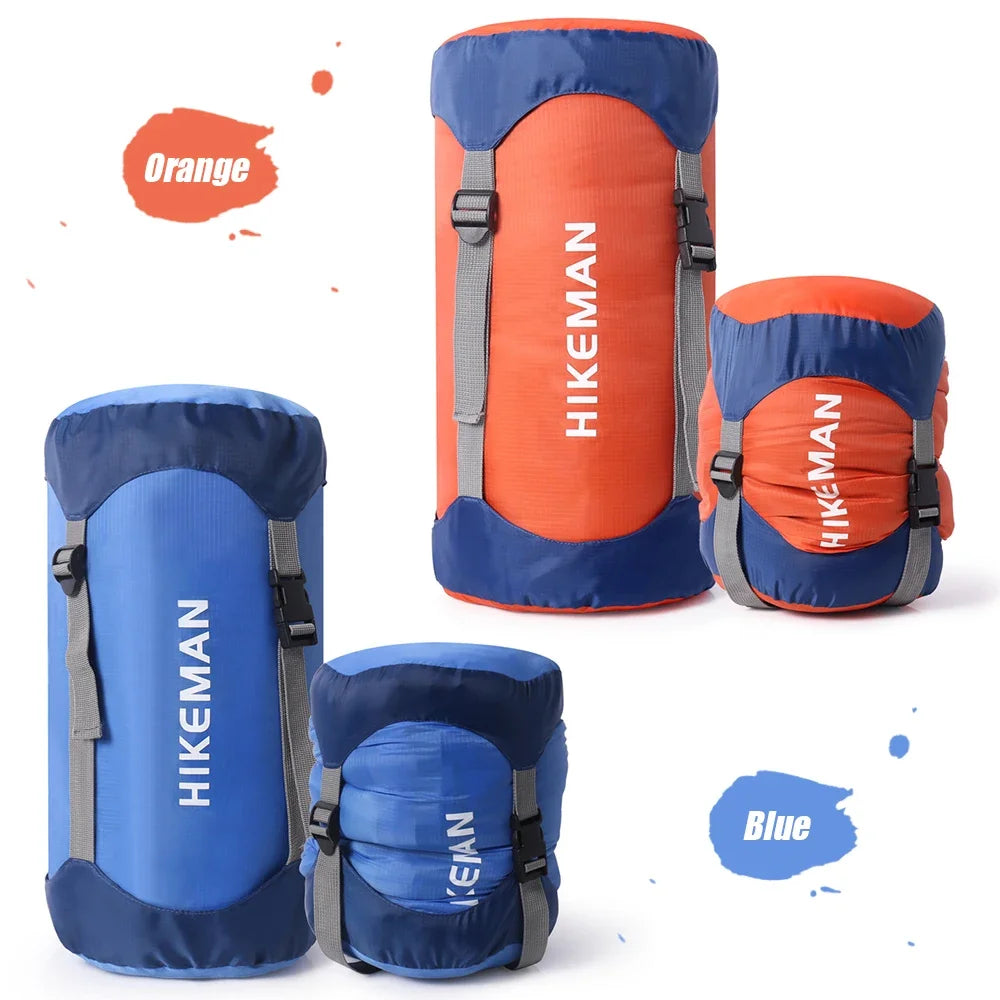 Camp Sleeping Gears Storage Bag Outdoor Storage Compression Pack Down Cotton Sleeping Bag Travel Sundry Bag Just compression bag