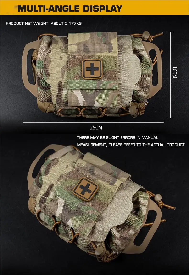 Rapid Deployment First-aid Kit  Tactical Molle Medical Pouch IFAK Kits Outdoor Hunting Military Emergency Survival Bag