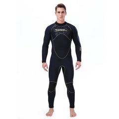 5mm Men's Wetsuit Thicken Long Sleeve Diving Clothing Sub Fishing Neoprene Surf Snorkeling Swimwear Sailing Suit Beach Equipment