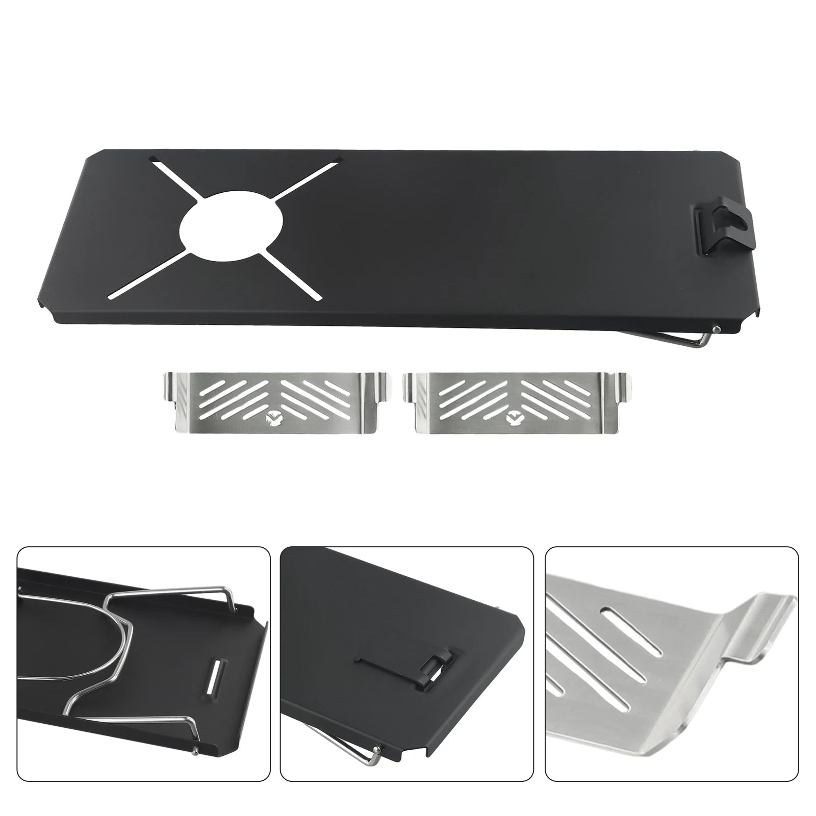 Outdoor Camping IGT Windproof Table Unit Board Picnic Gas Stove Support Plate High Temperatures Thickened Legs Folding