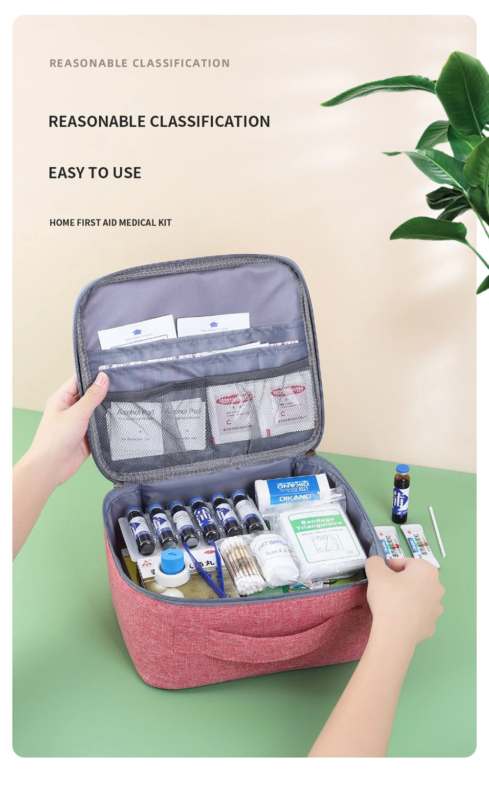 Mini Portable Medicine Storage Bag Empty Travel First Aid Kit Medicine Bags Organizer Outdoor Emergency Survival Bag Pill Case