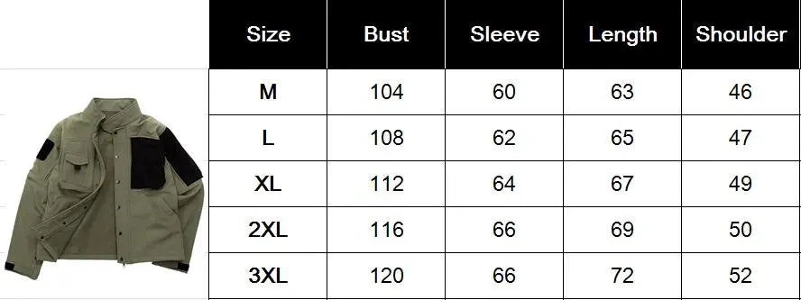 Tactical Jackets Men Shark Skin Military Soft Shell Jacket Waterproof Windproof Fleece Warm Motorcycle Multi-pocket Army Coats