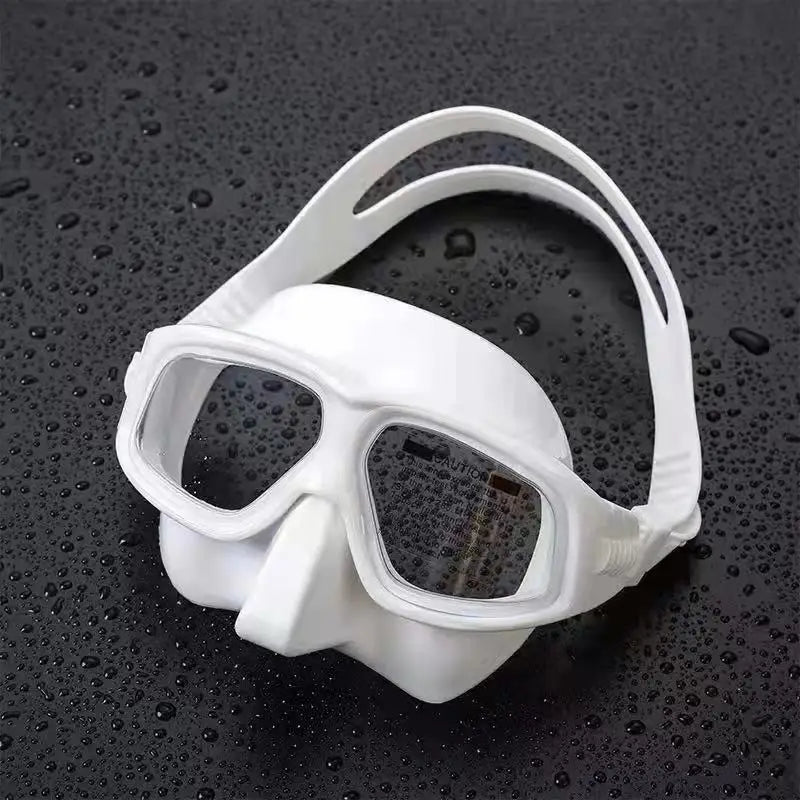 Diving mask Free diving surface mirror high definition  lens snorkeling mask equipment