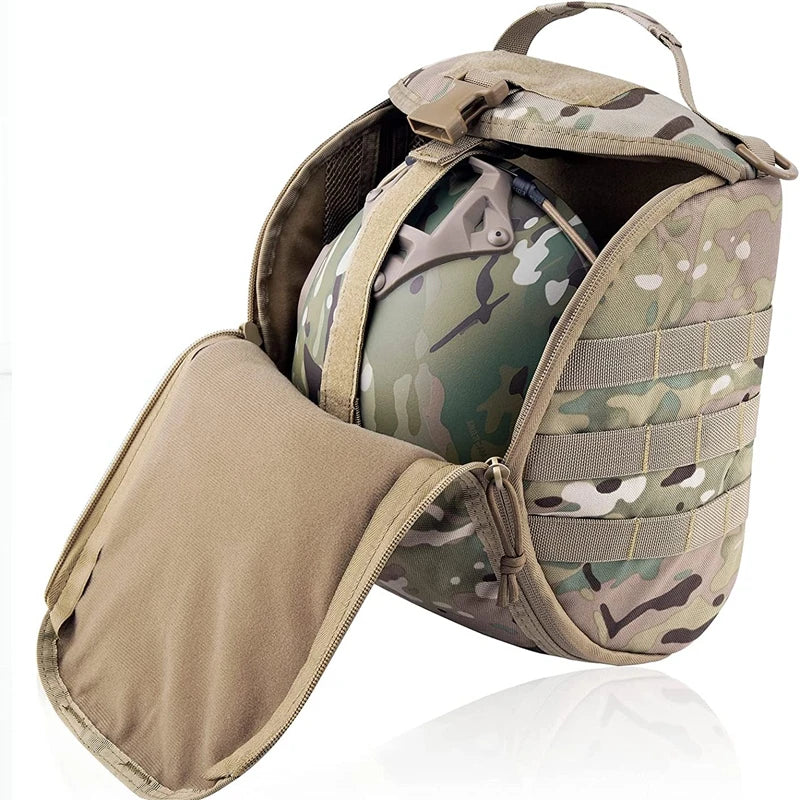 Multi-function First Aid Helmet Storage Bag Outdoor Tactical Large Recycle Pouch Mountaineering Tool Pouch Camouflage Waist Bag