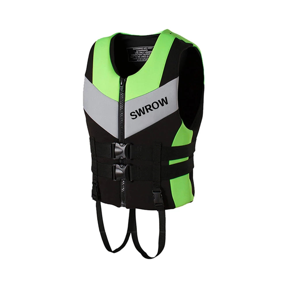 Life Vest Adults Surf Vest Kayak Wakeboard Motorboats Raft Rescue Boat Jet Ski Water Sports Swimming Drifting Rescue Life Jacket