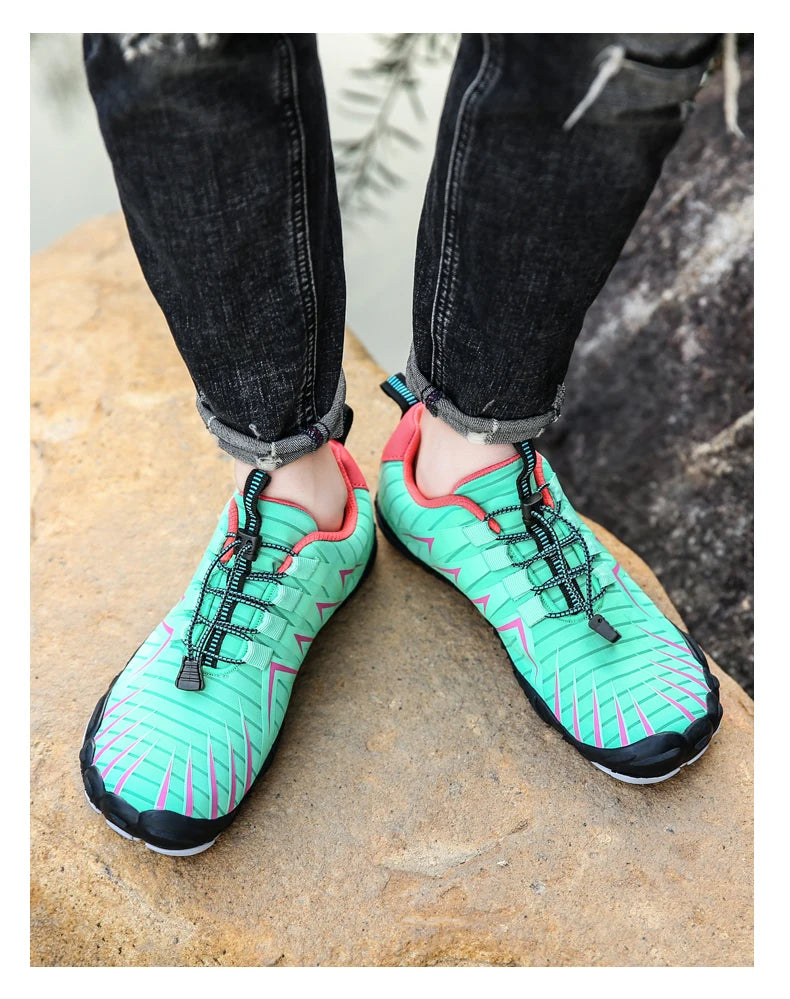 Men's And Women's Water Shoes Outdoor Leisure Swimming Rock Climbing Fitness Beach Shoes Quick Dry Non-slip Rubber Sole