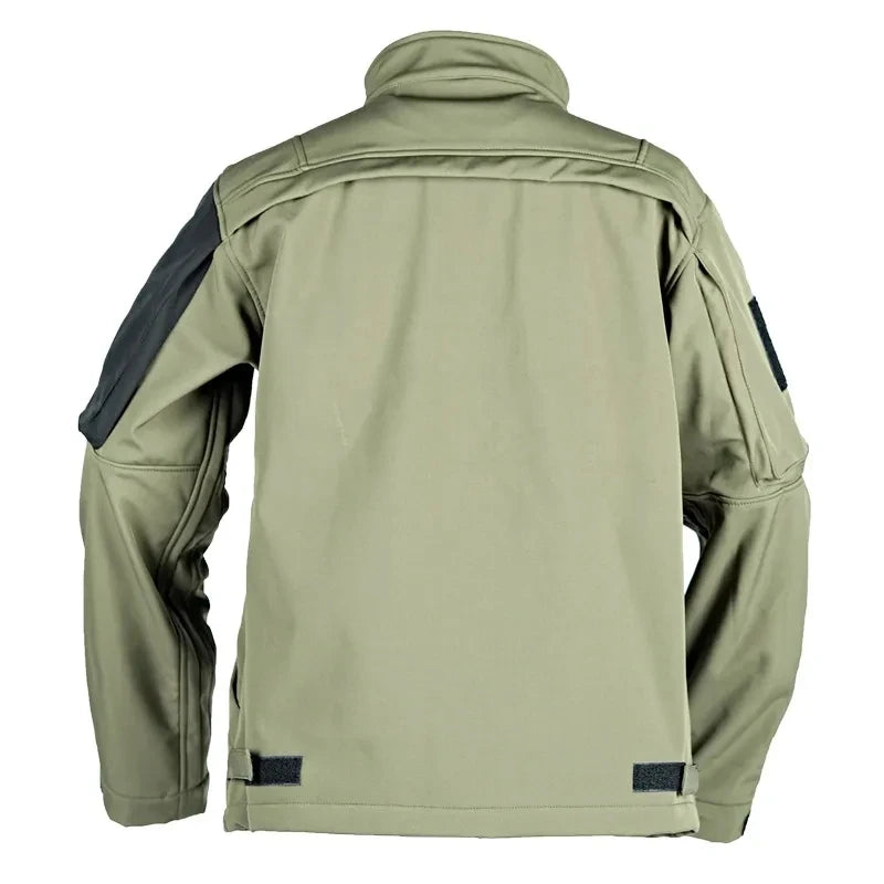 Tactical Jackets Men Shark Skin Military Soft Shell Jacket Waterproof Windproof Fleece Warm Motorcycle Multi-pocket Army Coats