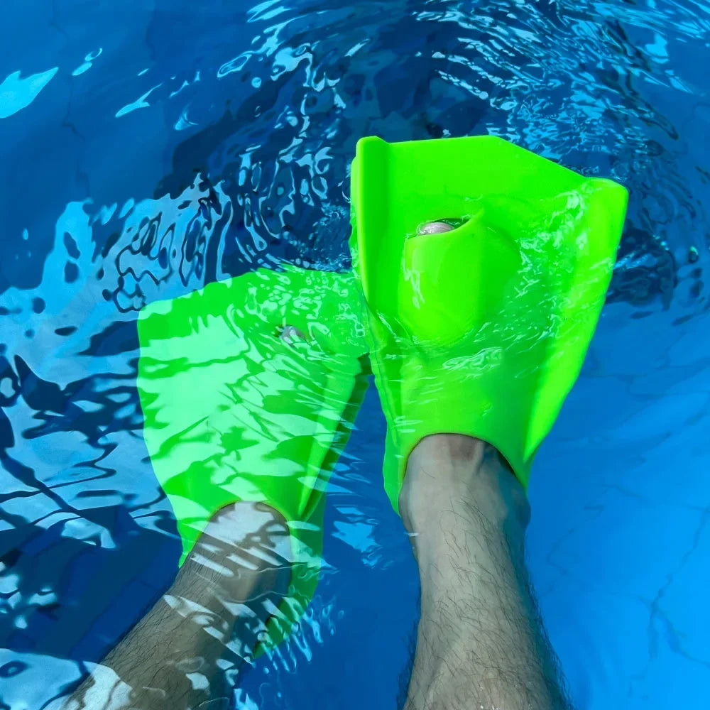 Professional Silicone Fins Swimming Diving Training Frog Shoes Snorkeling Equipment Adult Short Fins Free Diving Fins Swim Shoes