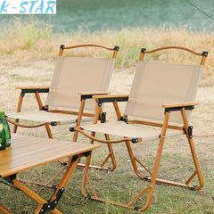 K-star Kemite Chair Outdoor Folding Portable Camping Table And Chair Picnic Fishing Chair Ultra Light Aluminum Alloy Beach Bench