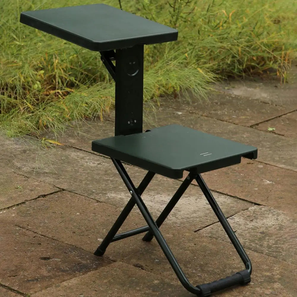 camping Folding chair with writing table Portable Small stool outdoor Collapsible Seat Low Relax Chair Beach camping accessories