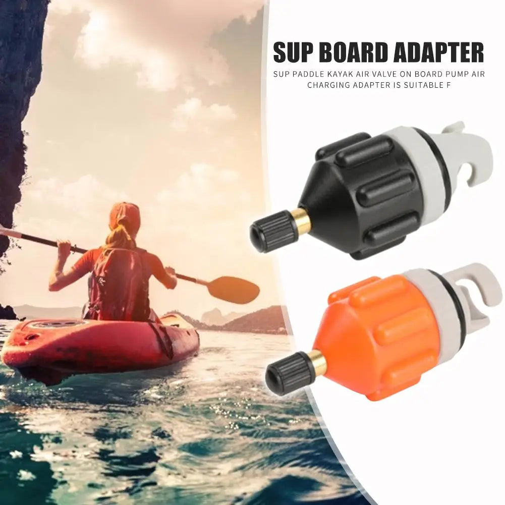 Hot Boat Air Valve Adaptor Nylon Kayak Inflatable Pump Adapter for SUP Board Durable Air Valve Adaptor Wear-resistant Rowing